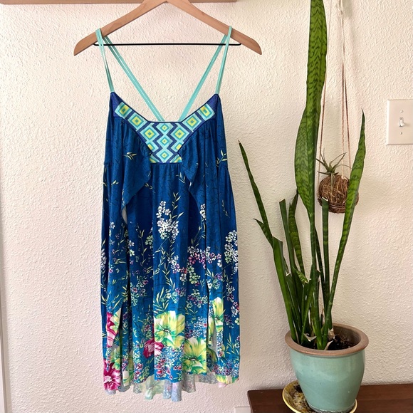 Free People cross back summer dress - Picture 2 of 9